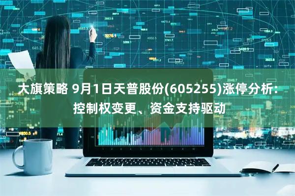 大旗策略 9月1日天普股份(605255)涨停分析: 控制权变更、资金支持驱动